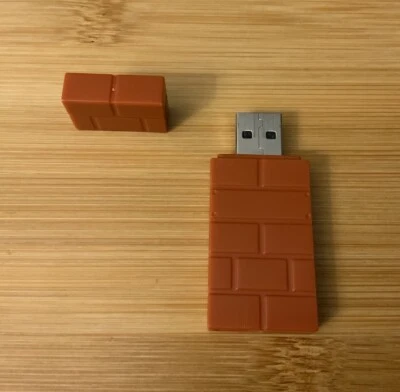 8BITDO WIRELESS USB ADAPTER FOR MOST GAMING CONTROLLERS (BRICK BROWN) - Image 1 of 3