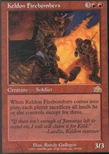 Keldon Firebombers - Prophecy - LP, English MTG Magic FLAT RATE SHIP