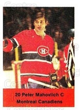1974-75 NHL Action Stamps #146 Peter Mahovlich