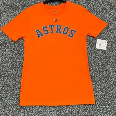 Camisa Houston Astros Altuve #27 Juvenil Grande 14-16 Majestuosa Manga Corta Nueva L Foto 1 de 4