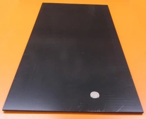ABS Sheet Smooth on Both Sides, Black, .188" (3/16") x 12" x 24", 2 Units - Picture 1 of 10