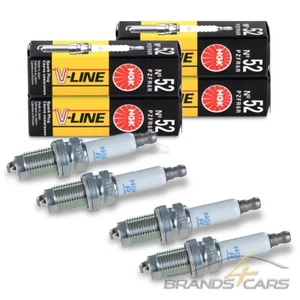 4x NGK ZÜNDKERZE V-LINE FÜR AUDI A3 SEAT SKODA VW GOLF 5 6 TOURAN 1.4 TFSI TSI - Bild 1 von 5