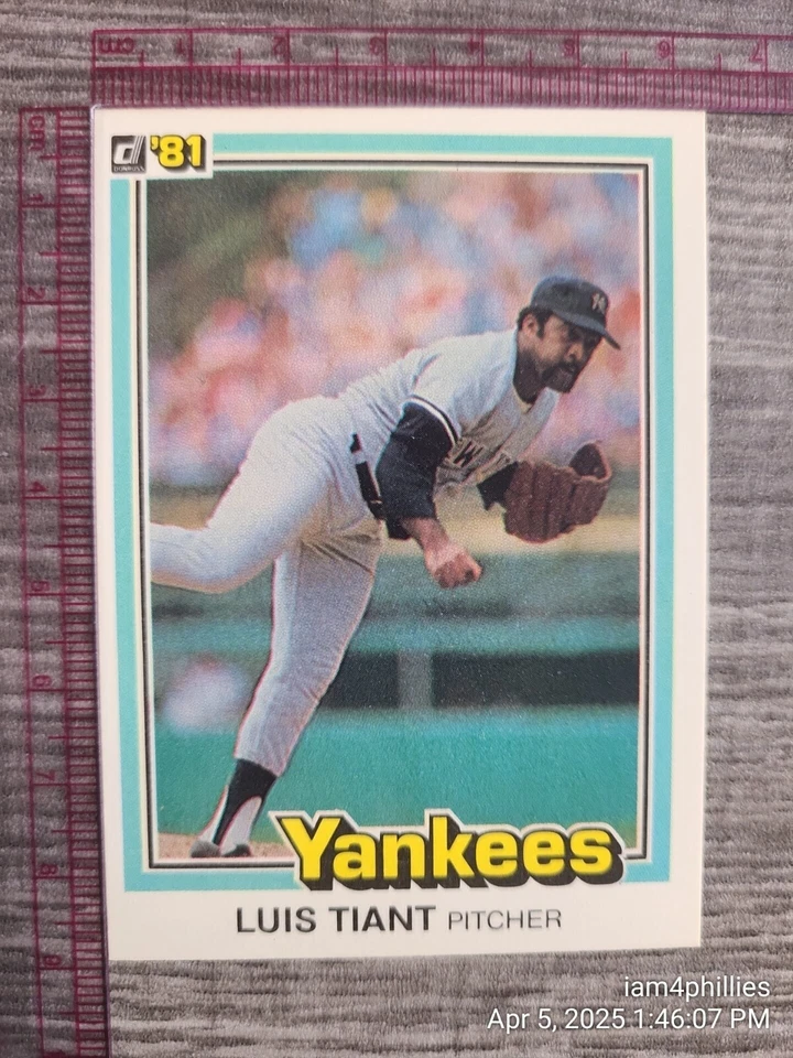 1981 Donruss Baseball Cards Complete Your Set - U Pick -Pack Fresh Sharp Corners - Image 1 of 1