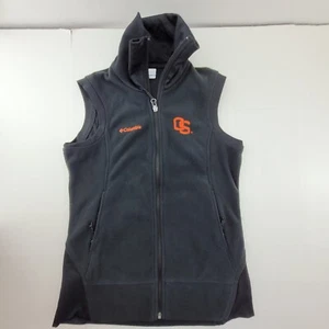 Oregon State Beavers Vest Womens Small Fleece Full Zip Embroidered Columbia - Picture 1 of 15