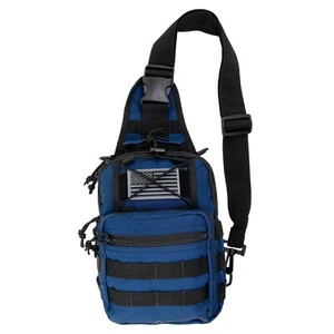 LINE2design First Aid Sling Backpack - EMS Emergency Medical Molle Bag - Navy - Picture 1 of 8