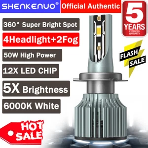 For 2014 2015 KIA OPTIMA 6x 6000K LED Headlights High/Low+Fog Light Bulbs Kit Q8 - Picture 1 of 18