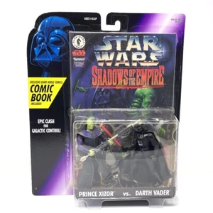 Star Wars Shadows of The Empire Prince Xizor vs Darth Vader 1996 Kenner New - Picture 1 of 24