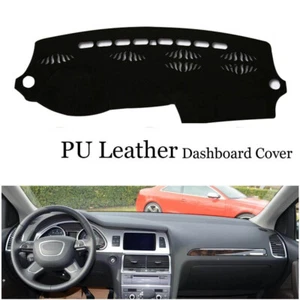 Dashboard Console Cover PU Leather Protector Sunshield Pad Fit For Audi Q7 05-15 - Foto 1 di 10