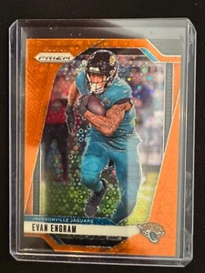 Evan Engram SP 2024 Prizm #132 Orange Disco Prizm Jaguars TE - Picture 1 of 2