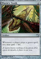 WURM'S TOOTH FOIL 9th Edition MTG Magic the Gathering Cards DJMagic