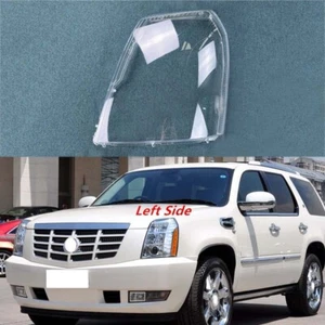 Left Front Headlight Lens Cover + Sealant Glue For Cadillac Escalade 2007-2014 - Picture 1 of 7