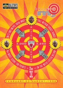 1997-98 Collector's Choice #B8 Michael Jordan MJ BULLSeye - Picture 1 of 2