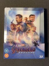 AVENGERS: ENDGAME-3D+Blu-ray-Steelbook-Lenticular-Disney-Marvel-Zavvi UK-New