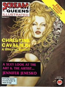 Scream Queens Illustrated #21: Christine Cavalier, art and artist Jennifer Janes - Picture 1 of 1