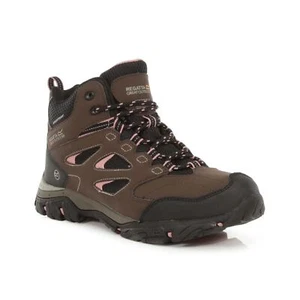 Women's Boots Regatta Holcombe Waterproof Mid Walking in Brown - Picture 1 of 6