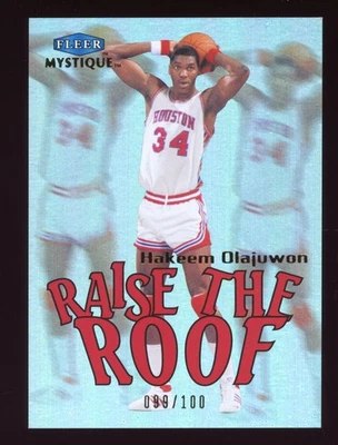 2012-13 Fleer Retro Hakeem Olajuwon Raise the Roof /100 Rockets - Imagem 1 de 2