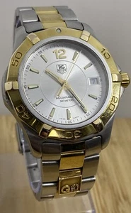 Tag Heuer Aquaracer WAF1120 silbernes Zifferblatt bicolor Herrenuhr - Bild 1 von 24