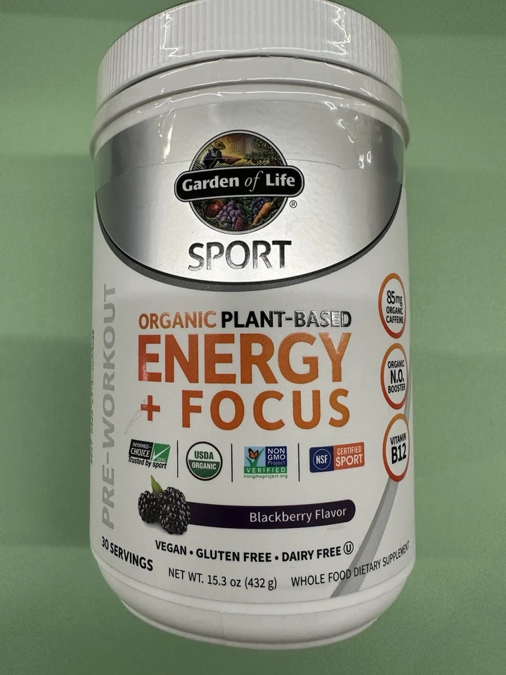 Garden of Life Sport Energy Focus Blackberry 30sv