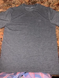 Travis Mathew T-Shirt Men's Large Heather Gray Short Sleeve Crew Neck - Picture 1 of 8