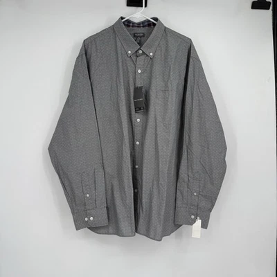 Mens Van Heusen LS Button Classic Fit 2X Shirt Flip Cuff Career Business Casual - Image 1 of 4