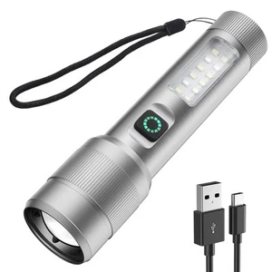 Flashlight High Lumens Rechargeable, 5000 Lumen Super Bright Led Flashlights,... - Picture 1 of 7