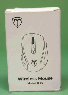 Eastern Times Technology Wireless Mouse W Receiver D-09 Black Mouse - Image 1 of 4