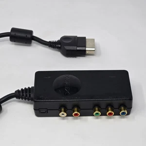 Original Xbox Alta Definición AV Pack OEM Componente HD + Adaptador Óptico PROBADO - Imagen 1 de 4