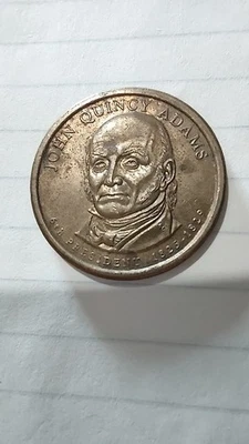 John Quincy Adams Gold Dollar Coin 1825-1829 - Imagem 1 de 2