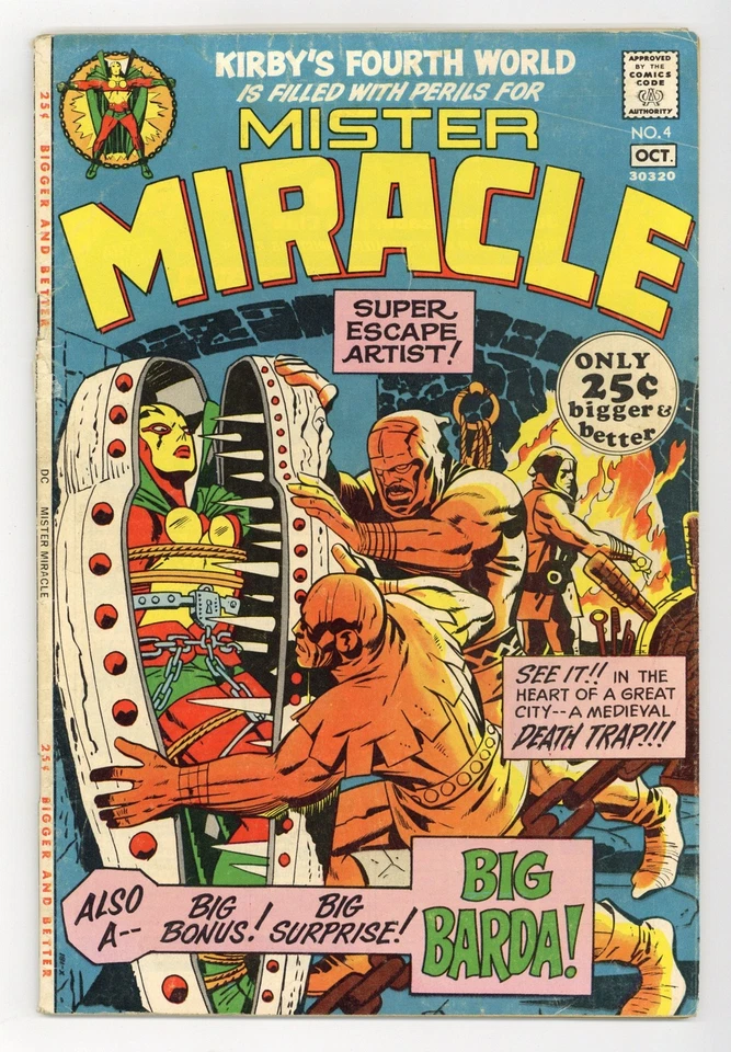 Mister Miracle #4 VG 4.0 1971 1st app. Big Barda - Image 1 of 2