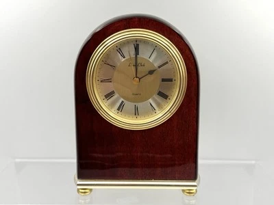 Reloj Londres Vintage Caoba Manto Mesa Escritorio Cuarzo Batería Reloj  Foto 1 de 3