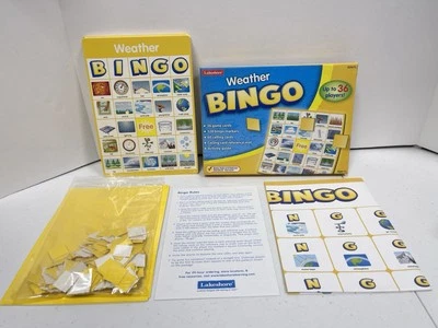 Научная игра Lakeshore Weather Bingo для 36 игроков - Изображение 1 из 4