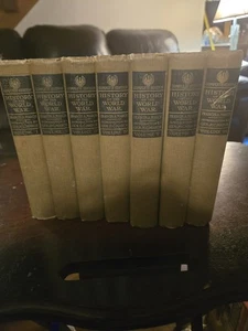History Of The World War Complete Edition 7 Volume Set 1918 Francis A. March WWI - Picture 1 of 4