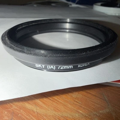 Sky (IA)  72mm Korea Filter Double Threaded With Rubber Ring - Image 1 of 4