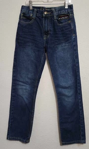 U.S. Polo Assn. Kids Boys Size 12 Denim Blue Jeans Slim Straight Fit - Picture 1 of 4