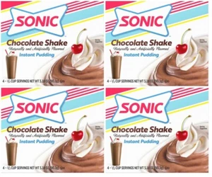 Batido de chocolate sónico instantáneo pastel de pudín relleno mezcla de postre 3,18 oz (4 cajas) - Imagen 1 de 2