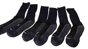 PRO FEET Maximum Performance Crew Socks Size M 3 Pairs Men Sports/Police/Uniform - Picture 1 of 8