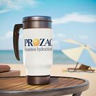 Prozac Stainless Steel Travel Mug with Handle, 14oz