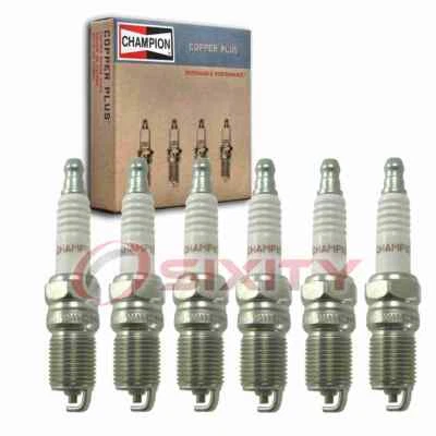 6 件 Champion Copper Plus 火花塞适用于 1997 - 2005 年福特探险者 4.0L V6 ab — 第 1/4 张图片