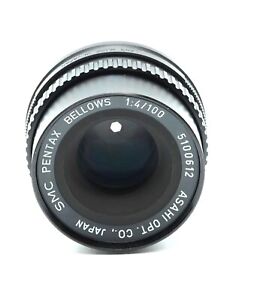 Pentax Objektiv 100 mm f4 SMC Makro Balg K-Halterung