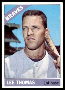 1966 Topps #408 Lee Thomas Atlanta Braves VG-VGEX - Picture 1 of 2