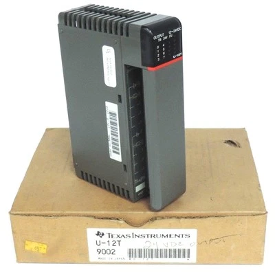 NIB TEXAS INSTRUMENT U-12T OUTPUT MODULE 8POINT 12-24VDC, U12T - Image 1 of 3