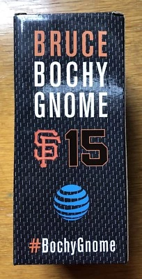 Bruce Bochy 2016 场馆赠品 Gnome 旧金山巨人队 全新带盒 — 第 1/3 张图片