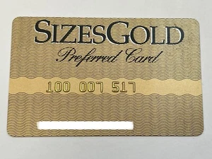 Sizes Gold Credit Card▪️Collectible▪️Preferred Card▪️Citibank - Picture 1 of 2