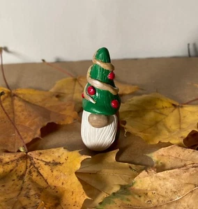 Adopt this Christmas Tree Gnome it's handmade and a super cute Christmas gift 2" - Picture 1 of 4