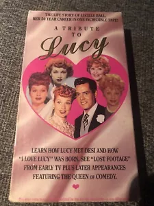 A Tribute To Lucy- Used-VHS-MULTIPLE VHSs SHIP FREE!, SEE STORE!!! - Picture 1 of 2