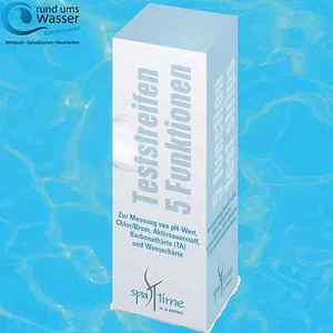 Bayrol Spa Time Whirlpool 50 Tiras de Prueba 5 Funciones Spa-Time Spatime Tester - Picture 1 of 1