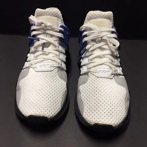 Adidas Boys EQT Support Adv Junior Casual Sneakers Off White Blue Black Size 5.5 - Picture 1 of 6