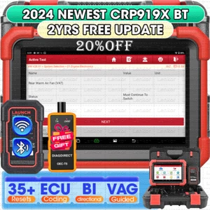2024 LAUNCH X431 CRP919X BT Elite OBD2 Scanner Wireless Bidirectional Scan Tool - Picture 1 of 12
