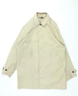 Coach Mens Beige Overcoat Coat Size L Zip - Image 1 of 4