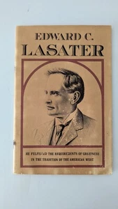 Edward C. Lasater: Ein biographisches Porträt von Vernon Smylie SELTENES BUCH 1968 - Bild 1 von 3